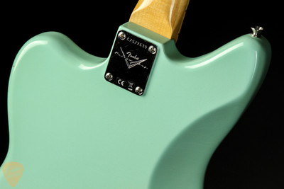 Fender Custom Shop 1966 Jaguar Deluxe Closet Classic - Aged Surf Green