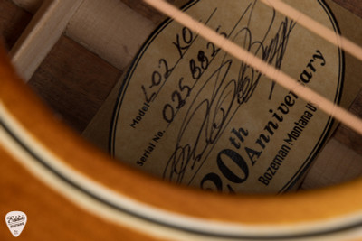 Kevin Kopp L-02 Sunburst 20th Anniversary - Adirondack Spruce & Curly Koa