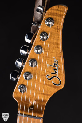 Suhr Modern Electric Guitar in Faded trans charcoal bust