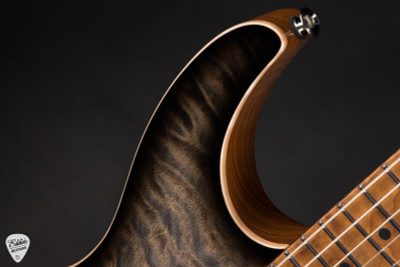 Suhr Modern Electric Guitar in Faded trans charcoal bust