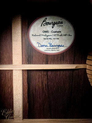 2023 - Bourgeois OMS-42 Custom - Sinker Redwood & Madagascar Rosewood