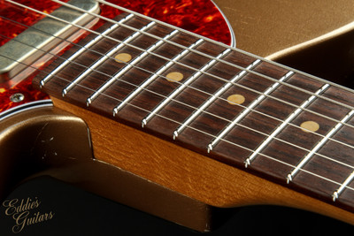 Used - Suhr Eddie's Guitars Exclusive Roasted Classic T Antique - Firemist Gold
