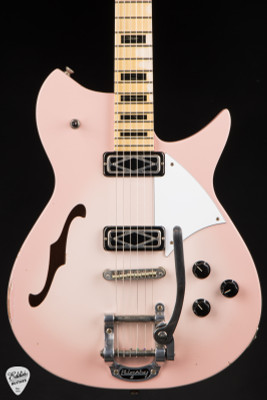 Fano Alt De Facto RB6 Electric Guitar in shell pink burst