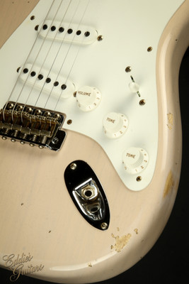 2023 - Fender Custom Shop Limited Edition 1955 Stratocaster Relic - Dirty White Blonde