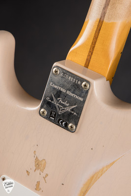 2023 - Fender Custom Shop Limited Edition 1955 Stratocaster Relic - Dirty White Blonde