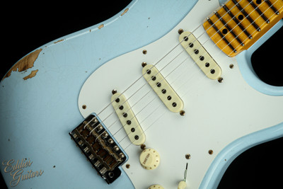 Fender Custom Shop LTD 1956 Stratocaster Relic - Faded Sonic Blue