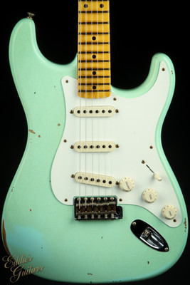 2023 - Fender Custom Shop 1958 Stratocaster Relic - Super Faded Aged Surf Green