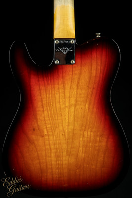 2023 - Fender Custom Shop 1968 Telecaster Thinline Journeyman Relic - 3 Tone Sunburst