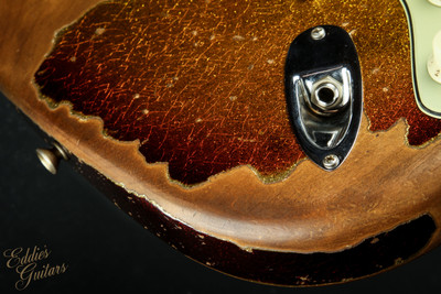 Fender Custom Shop Limited Edition '60/'63 Stratocaster Super Heavy Relic - Super Faded Aged 3-Color Sunburst Sparkle