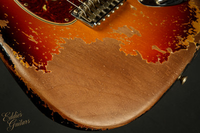 Fender Custom Shop LTD Roasted 1961 Stratocaster Super Heavy Relic - Aged 3-Color Sunburst