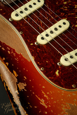 Fender Custom Shop LTD Roasted 1961 Stratocaster Super Heavy Relic - Aged 3-Color Sunburst