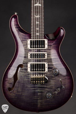 Paul Reed Smith Special Semi-Hollow Electric Guitar in Grey Black Purple Wraparound Smokeburst
