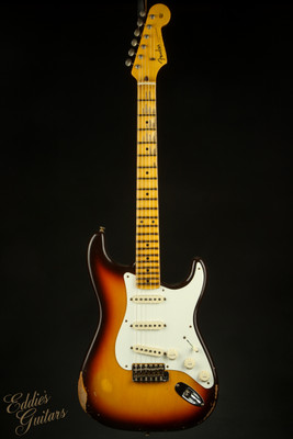 Fender Custom Shop 1958 Stratocaster Relic - Faded Aged Chocolate 3-Tone Sunburst