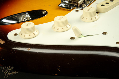 Fender Custom Shop 1958 Stratocaster Relic - Faded Aged Chocolate 3-Tone Sunburst