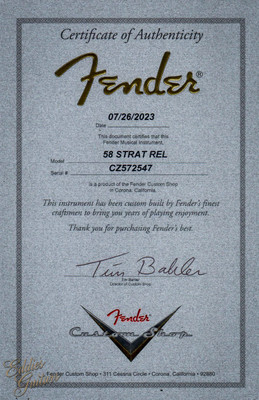 Fender Custom Shop 1958 Stratocaster Relic - Faded Aged Chocolate 3-Tone Sunburst