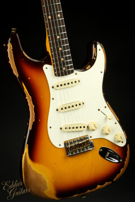 Fender Custom Shop 1959 Stratocaster Heavy Relic - Faded/Aged Chocolate 3-Tone Sunburst
