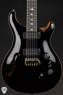 Paul Reed Smith 40th anniversary custom 24 08 Semi Hollow limited edition electric guitar in black