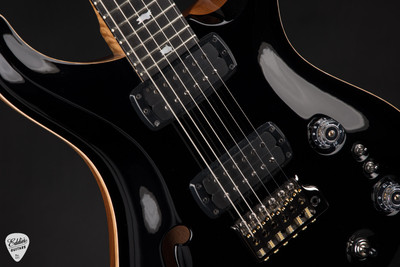 Paul Reed Smith 40th anniversary custom 24 08 Semi Hollow limited edition electric guitar in black