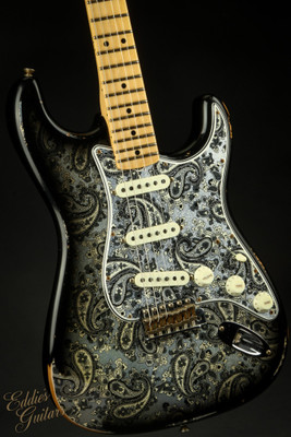 Fender Custom Shop LTD 68 Stratocaster Relic - Black Paisley