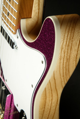 2023 - Suhr Eddie's Guitars Exclusive Custom Classic T Roasted - Fuschia Sparkle