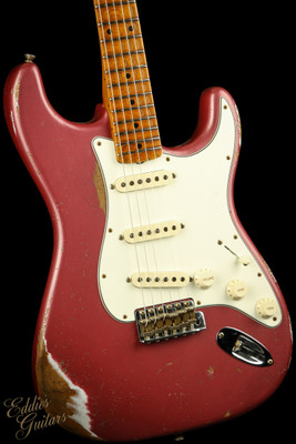 2023 - Fender Custom Shop Eddie's Guitars Exclusive Dealer Select Roasted 1963 Stratocaster Heavy Relic - Dusk Plum