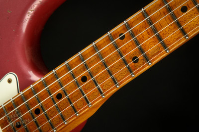 2023 - Fender Custom Shop Eddie's Guitars Exclusive Dealer Select Roasted 1963 Stratocaster Heavy Relic - Dusk Plum