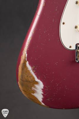 2023 - Fender Custom Shop Eddie's Guitars Exclusive Dealer Select Roasted 1963 Stratocaster Heavy Relic - Dusk Plum