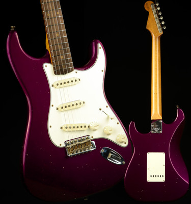 Fender Custom Shop Eddie's Guitars Exclusive Dealer Select Roasted 1963 Stratocaster Journeyman - Midnight Purple