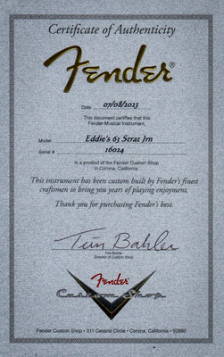 Fender Custom Shop Eddie's Guitars Exclusive Dealer Select Roasted 1963 Stratocaster Journeyman - Midnight Purple