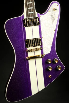 Kauer Banshee - Deep Purple Flake with White Racing Stripes