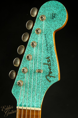 2023 - Fender Custom Shop Eddie's Guitars Exclusive Dealer Select Roasted 1963 Stratocaster Heavy Relic - Seafoam Green Sparkle