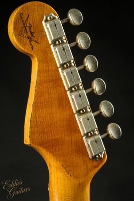 2023 - Fender Custom Shop Eddie's Guitars Exclusive Dealer Select Roasted 1963 Stratocaster Heavy Relic - Seafoam Green Sparkle