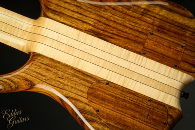 Warwick Custom Shop Masterbuilt Infinity Flamed Maple 5 String - Natural Transparent High Polish