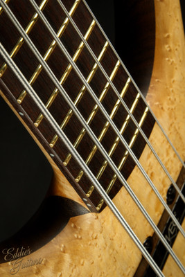 Warwick Custom Shop Masterbuilt Infinity Birdseye Maple 5 String - Natural Oil Finish