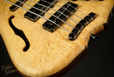 Warwick Custom Shop Masterbuilt Infinity Birdseye Maple 5 String - Natural Oil Finish