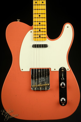 2023 - Fender Custom Shop Limited Edition Tomatillo Telecaster Journeyman Relic - Super Faded Aged Tahitian Coral