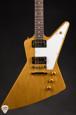 Gibson Custom Shop Korina Explorer 1958 Reissue electric gutiar in Natural Finish