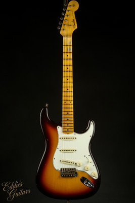 2023 - Fender Custom Shop Postmodern Stratocaster Journeyman - Bleached 3-Tone Sunburst