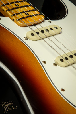 2023 - Fender Custom Shop Postmodern Stratocaster Journeyman - Bleached 3-Tone Sunburst