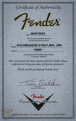 2023 - Fender Custom Shop Postmodern Stratocaster Journeyman - Bleached 3-Tone Sunburst