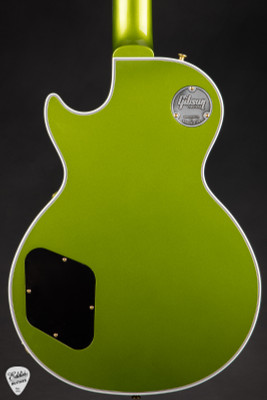 Gibson Custom Shop Les Paul Custom Electric Guitar in Gecko Green Metallic