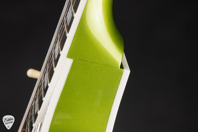 Gibson Custom Shop Les Paul Custom Electric Guitar in Gecko Green Metallic