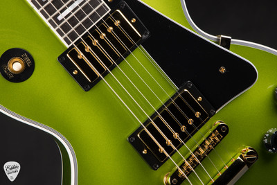 2024 - Gibson Custom Shop PSL Les Paul Custom w/ Ebony Fingerboard Gloss Gecko Green Metallic