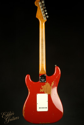 Fender Custom Shop Eddie's Guitars Exclusive Dealer Select Roasted 1963 Stratocaster Heavy Relic - Dakota Red
