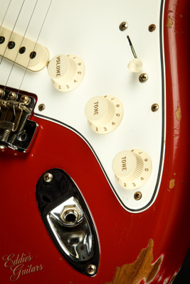 Fender Custom Shop Eddie's Guitars Exclusive Dealer Select Roasted 1963 Stratocaster Heavy Relic - Dakota Red