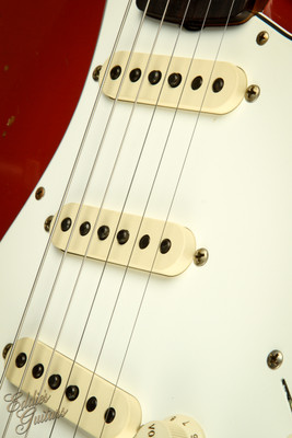 Fender Custom Shop Eddie's Guitars Exclusive Dealer Select Roasted 1963 Stratocaster Heavy Relic - Dakota Red