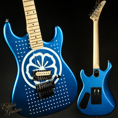 2023 - Kramer Baretta White Lotus Candy Blue - Eddie's Guitars