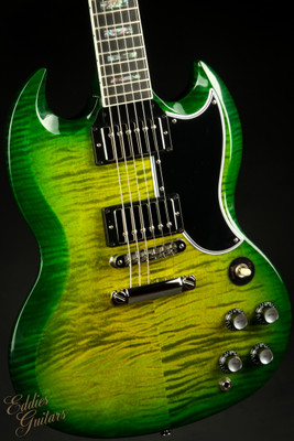 Used - Gibson Custom Shop PSL SG Custom Figured Top Iguana Burst