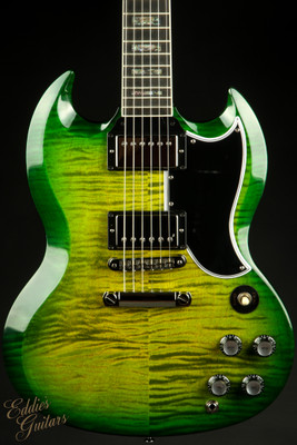 Used - Gibson Custom Shop PSL SG Custom Figured Top Iguana Burst