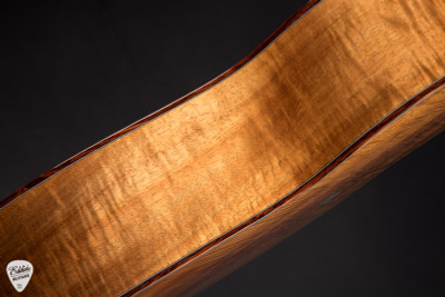 Huss & Dalton 30th Anniversary OM – Bearclaw Italian Spruce & Flamed Koa #3 of 10 Acoustic Guitar